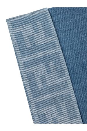 jeans in cotone blu FENDI KIDS | BUF253ATRFF0QG0
